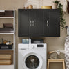 Preventa-SoBuy FRG231-L-SCH Armario Suspendido con 3 Puertas Negro
