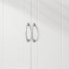 Armário de parede suspenso SoBuy FRG231-LW com 3 portas, branco