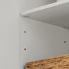 Armário de parede suspenso SoBuy FRG231-LW com 3 portas, branco