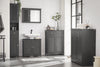 SoBuy FRG237-II-DG Mueble para Debajo del Lavabo Gris Oscuro