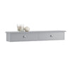 SoBuy FRG43-HG Estante de Pared con 2 Cajones 64x15x10cm Gris