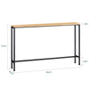 SoBuy FSB19-LE Mesa grande para entrada de corredor 120 x 20 x 81 cm