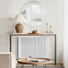 SoBuy FSB19-LE Mesa grande para entrada de corredor 120 x 20 x 81 cm