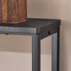 Mesa consola SoBuy FSB19-SCH em mármore preto 120 x 20 x 65 cm