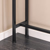 Mesa consola SoBuy FSB19-SCH em mármore preto 120 x 20 x 65 cm