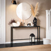 Mesa consola SoBuy FSB19-SCH em mármore preto 120 x 20 x 65 cm