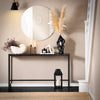 Mesa consola SoBuy FSB19-SCH em mármore preto 120 x 20 x 65 cm