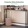 Mesa consola SoBuy FSB19-XL-SCH em mármore preto 120 x 20 x 80 cm