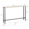 SoBuy FSB19-XL-Z Mesa de entrada para corredor 120 x 20 x 80 cm