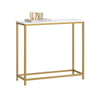 Mesa de entrada SoBuy FSB29-G em dourado