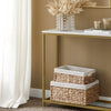Mesa de entrada SoBuy FSB29-G em dourado