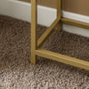 Mesa de entrada SoBuy FSB29-G em dourado