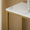 Mesa de entrada SoBuy FSB29-G em dourado