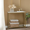 Mesa de entrada SoBuy FSB29-G em dourado