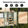 Preventa-SoBuy FSB81-GR Aparador Cocina para Microonda con 2 Puertas y 1 Compartimento Verde