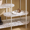 Mesa de entrada SoBuy FSB89-W, mesa consola de 4 andares
