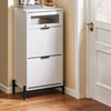 SoBuy FSB95-W Sapateira com 2 portas Corredor Entrada C59xP40xA115 cm