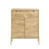 Aparador SoBuy FSB96-G com 2 portas e 5 compartimentos dourado