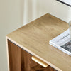 Aparador SoBuy FSB96-G com 2 portas e 5 compartimentos dourado