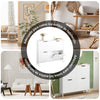 Sapateira SoBuy FSR100-W com 4 abas 100 x 19 x 91 cm, pré-venda, branca
