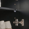 Banco de arrumação SoBuy FSR117-SCH com 2 portas, preto