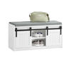 Banco de sapatos SoBuy FSR133-KW com 2 portas deslizantes