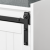 Banco de sapatos SoBuy FSR133-KW com 2 portas deslizantes