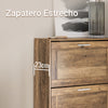 Sapateira SoBuy FSR137-F com 2 abas e 4 prateleiras