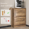 Sapateira SoBuy FSR137-F com 2 abas e 4 prateleiras