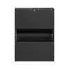 SoBuy FSR137-SCH Sapateira estreita com 2 abas 60 x 25 x 80 cm preta