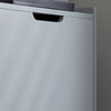 SoBuy FSR151-HG Sapateira estreita com 2 abas cinzenta