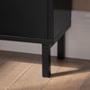 SoBuy FSR151-SCH Zapatero Estrecho con 2 Solapas Negro