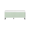 SoBuy FSR158-GR Banco Zapatero de Entrada con 2 Puertas Verde y Blanco