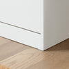 SoBuy FSR16-KW Sapateira estreita com 1 aba branca 60 x 24 x 47 cm