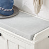 SoBuy FSR161-W Banco Zapatero con 1 Puertas 80 x 30 x 50 cm