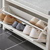 SoBuy FSR161-W Banco Zapatero con 1 Puertas 80 x 30 x 50 cm