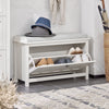 SoBuy FSR161-W Banco Zapatero con 1 Puertas 80 x 30 x 50 cm