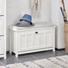 SoBuy FSR161-W Banco Zapatero con 1 Puertas 80 x 30 x 50 cm