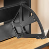 SoBuy FSR164-SCH Zapatero Estrecho con 3 Solapas Negro y Natural 62x24x125 cm