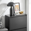 SoBuy FSR165-K-SCH Sapateira com 2 abas preta 61 x 26 x 81 cm