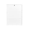 SoBuy FSR165-KW Sapateira com 2 abas branca 61 x 26 x 81 cm