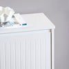 SoBuy FSR165-KW Sapateira com 2 abas branca 61 x 26 x 81 cm