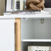 SoBuy FSR189-WN Sapateira com 3 abas e 1 porta 80x34x122 cm Branco
