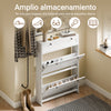 Preventa-SoBuy FSR207-W Zapatero Estrecho Recibidor con Cajón y 2 Puertas Blanco