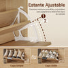 SoBuy FSR214-N Zapatero Estrecho 24cm para Entrada Madera para Zapatos hasta Talla 47