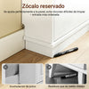 SoBuy FSR215-W Zapatero Entrada Recibidor Diseño Ultra Estrecho 18cm