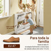 SoBuy FSR216-W Zapatero Estrecho 18cm Armario de zapatos con 4 puertas