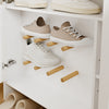 SoBuy FSR227-E-W Zapatero Ultra Delgado de 15 cm con 2 Puertas Blanco 98x15x123.5 cm