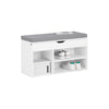 SoBuy FSR45-HG Banco zapatero con cajón y 3 compartimientos