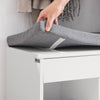 SoBuy FSR45-HG+FRG282-W Mueble recibidor Zapatero con Perchero